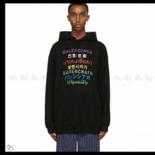 【SALE】 발* 21SS 랭귀지 후드티 (블랙)