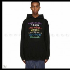 【SALE】 발* 21SS 랭귀지 후드티 (블랙)