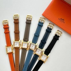 HERMES 에르메스 아워 토고가죽 시계