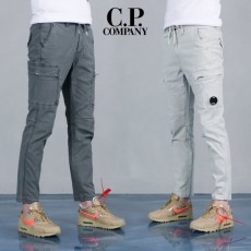 C.P.COMPANY 씨피컴퍼니 가먼트 다잉 스판 렌즈카고 밴딩팬츠