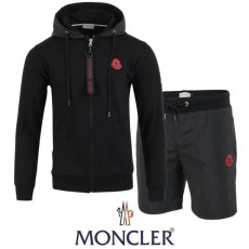 MONCLER 몽끌레어 레드패치 후드집업 & 우븐 반바지 셋트