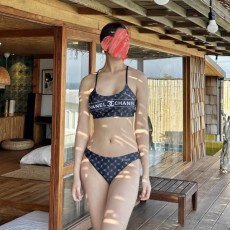 CHANEL 샤넬 cc 로고 스윔 수트