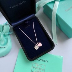 TIFFANY & CO 티파니앤코 리턴 투 티파니 더블 하트 목걸이 미니사이즈