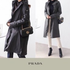 PRADA 프라다 COTTON BONDING RAIN COAT