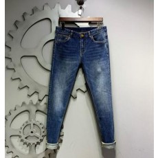 루* 빈티지 미니 레터링 청바지