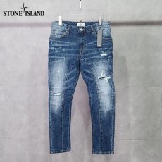 스* 이중절개 데미지 청바지