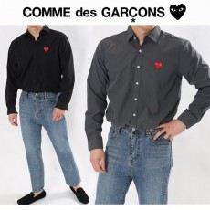COMME DES GARCONS 꼼데가르송 레드 패치 셔츠