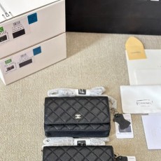 CHANEL 샤넬  클래식 캐비어 woc 백 풀박