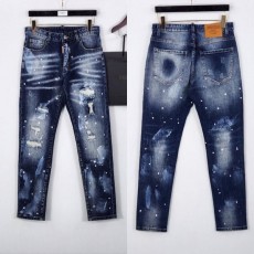 DSQUARED2 디스퀘어드2 화이트페인팅 워싱진