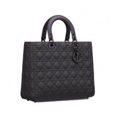 DIOR 디올 레이디  울트라 매트 까나쥬 라지 토트 겸 숄더백