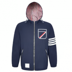 THOM BROWNE 톰브라운 사선 후드 바람막이