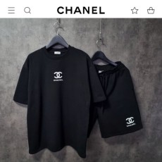 CHANEL 샤넬 로고 트레이닝세트