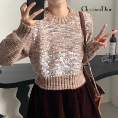 DIOR 디올 스팽글라운드니트