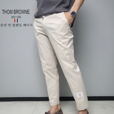 THOM BROWNE 톰브라운 린넨 면 옆밴딩 팬츠