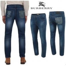 BURBERRY 버버리 TB 프린트 워싱 청바지