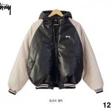 STUSSY 스투시 나그랑 레더 패딩