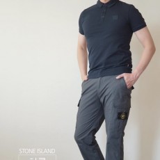 STONE ISLAND 스톤아일랜드  페브릭 카고팬츠
