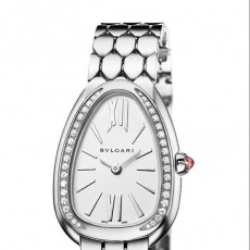 BVLGARI 불가리 세르펜티 세두토리 워치 화이트다이아