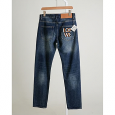 LOEWE 로에베 부클 레터링 포켓 로고 슬림핏 데님 팬츠