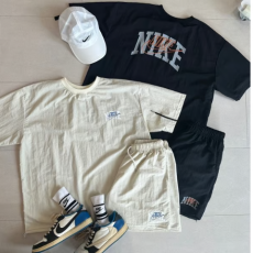 NIKE 나이키 사슬 나일론반팔셋업