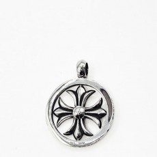 CHROME HEARTS 크롬하츠 CH 빅 사이클크로스 메달리온 팬던트