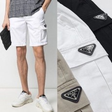 PRADA 프라다 플레이트 카고 하프 팬츠