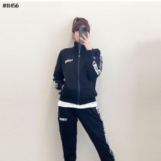 CHANEL 샤넬 여성 사이드 레터링로고 져지 집업&조거 셋