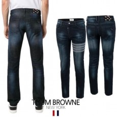 THOM BROWNE 톰브라운 4바 도그자수 진청 슬림진