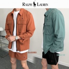 RALPH LAUREN 랄프 로렌 포켓 오버핏 셔츠?