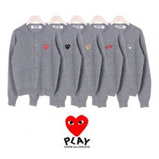 COMMEDESGARCONS 꼼데가르송 여자 가디건 (그레이)