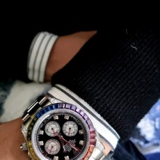 Rolex 로렉스 데이토나 레인보우 화이트골드&블랙다이얼