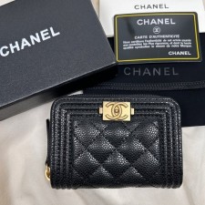 CHANEL 샤넬 보이 코인퍼스 지퍼돌이