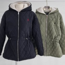 POLO 폴로 누빔 스트링 후드점퍼