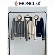 MONCLER 몽끌레어 쓰리버튼 배색카라긴팔