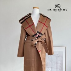 BURBERRY 버버리 리버시블 울 체크 렙 코트