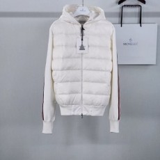 MONCLER 몽끌레어 캐시미어 울 후디 카디건 다운패딩