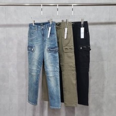 BALMAIN 발망 무릎절개 카고 팬츠