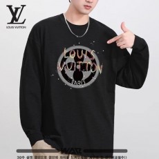 LOUIS VUITTON 루이비통 패턴 빈티지 레터링 긴팔 티셔츠