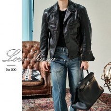 LORO PIANA 로로피아나 가죽자켓