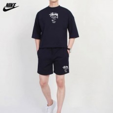 STUSSY 스투시 컴팩트 분또 7부 셋업