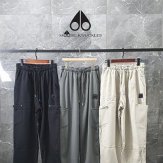 MOOSE KNUCKLES 무스너클 블랙 패치 와이드 바지