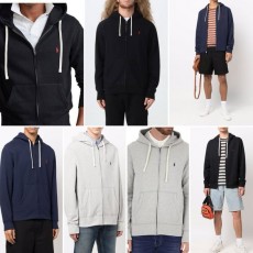 RALPH LAUREN 랄프로렌  포니 자수로고 후드집업