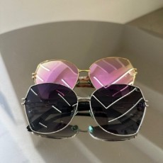 샤* 스틸 오버사이즈 선글라스