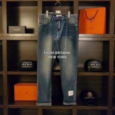 톰* 리미티드 브라운 가죽라벨 워싱 빈티지청