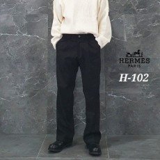 에*** H와펜 울 세미 와이드 슬렉스 바지