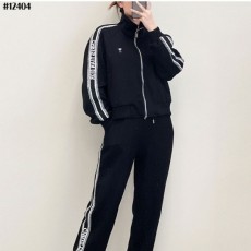 디* 여성 사이드 라인 져지 집업 & 조거 팬츠 셋