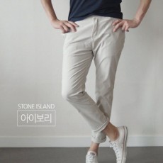 메탈로고 코튼팬츠