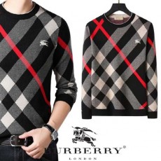 23FW 체크 사선 램스울 니트