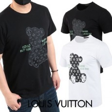 루* 23SS 모노그램 베어 실켓 반팔 티셔츠