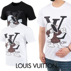 루* 23SS 모노그램 스누피 실켓 반팔 티셔츠